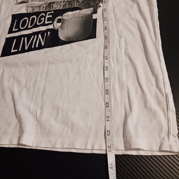 NEW Offline by Aerie Cotton Crew Neck Oversized‎ Off-White Graphic T-shirt XS - Picture 6 of 10